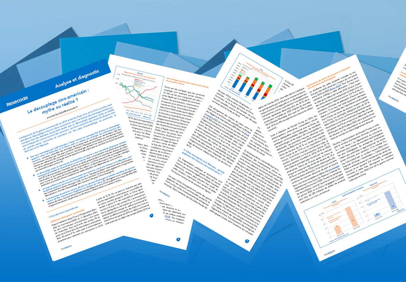 Couverture Analyse et diagnostic, notes de fonds sur une question économique ou un paysréservées aux adhérents et clients de Rexecode (image Rexecode)